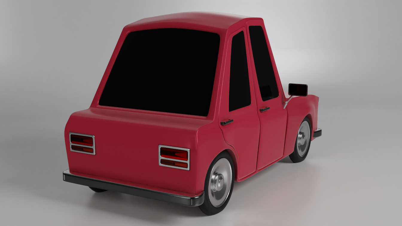 STL file CARTOON CAR 3D MODEL・Model to download and 3D print・Cults